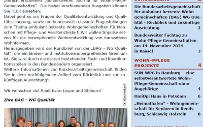 Titelseite des Rundbriefs BAG